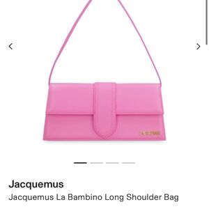 Jacquemus Le Bambino long shoulder bag